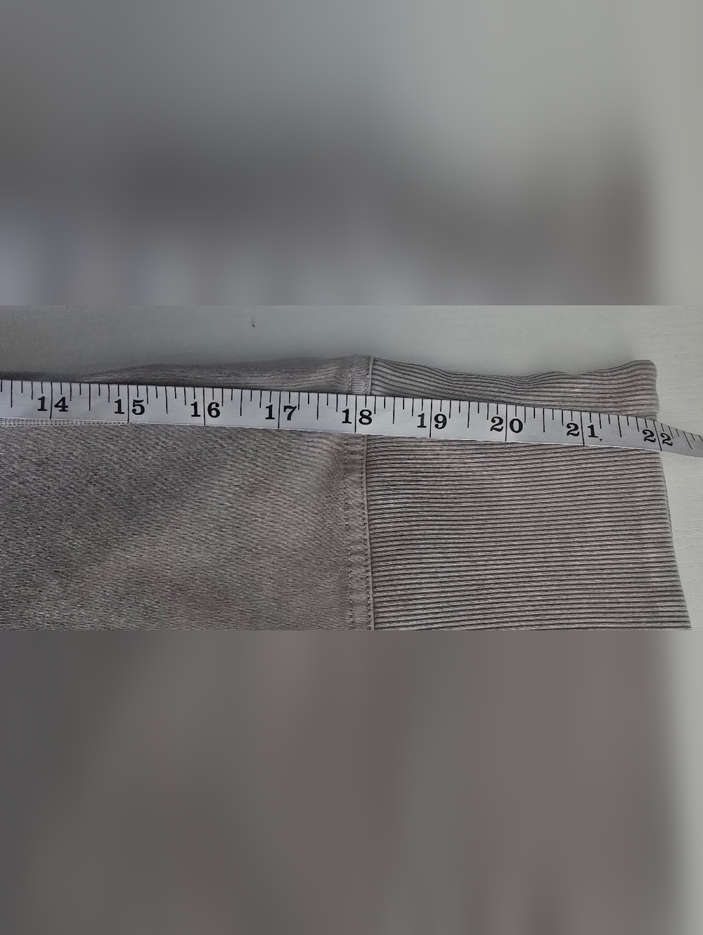 Lululemon Wunder Under Ribbed Crop 23" Leggings - Washed French Clay - Picture 10 of 13